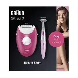 Braun Silk-Epil 3 SE3-420 Epilator Bikini Trimmer For Women, 2 image