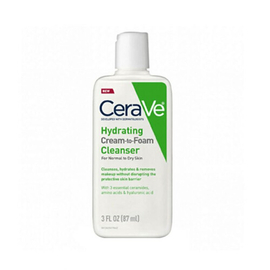 CeraVe Hydrating Cream-to-Foam Cleanser For Normal to Dry Skin 87ml