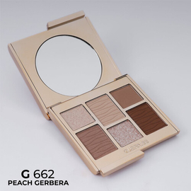 G/S Squares 6 Color Eye Shadow-G662 Peach Gerbera