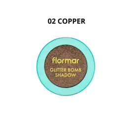 Glitter Bomb Shadow Flormar# 02: Copper