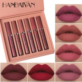HANDAIYAN 6pcs Matte Liquid Lipstick Set