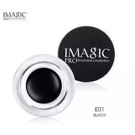 IMAGIC Gel Eyeliner Waterproof Lasting Cream With Brush Black Color