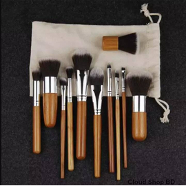 Bamboo Makeup Brush Set 11pcs, 4 image
