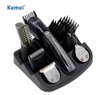 Kemei Rechargeable km-600 Multi-functional 11 in 1 Grooming Kit Shaver & Trimmer
