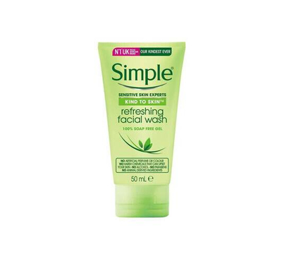 Simple Kind To Skin Refreshing Facial Wash Gel (150 ml )