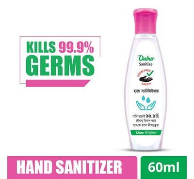 Dabur Sanitize Hand Sanitizer 60 ml