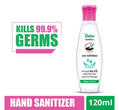 Dabur Sanitize Hand Sanitizer 120 ml