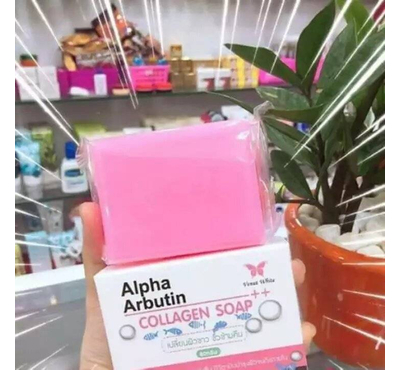 Alpha Arbutin & Collagen Soap