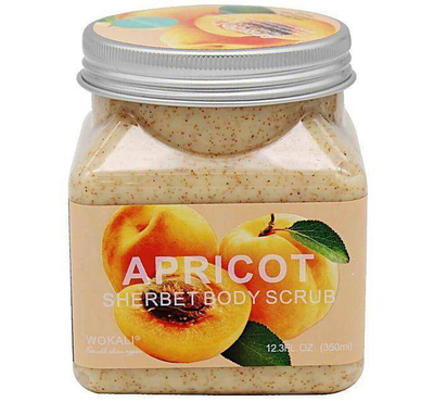 WOKALI Apricot SHERBET BODY SCRUB 350ML