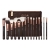 Zoeva Brush Set With Free Bag Black and Gold