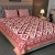 Pattern Play Printed Bed sheet – Maroon Magic