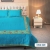 Pacific Blue Emboridery Bed Sheet, 3 image