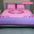 Pink Lavender Applique Bedsheet