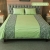Emerald Bloom Embroidery Bedsheet