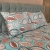 Fallen Leaves Print Bed Sheet – Pastel Blue, 3 image
