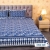 Blue Print Bed Sheet