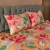Watercolour Flora Printed Bed sheet – Orange
