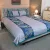 Ash Floral Elegance Embroidery Bedsheet, 2 image