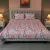 Fallen Leaves Print Bed Sheet – Pink