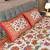 Blossom Dreams Print Bed Sheet – Persian Red, 3 image