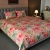 Watercolour Flora Printed Bed sheet – Orange, 3 image