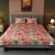 Watercolour Flora Printed Bed sheet – Orange, 2 image