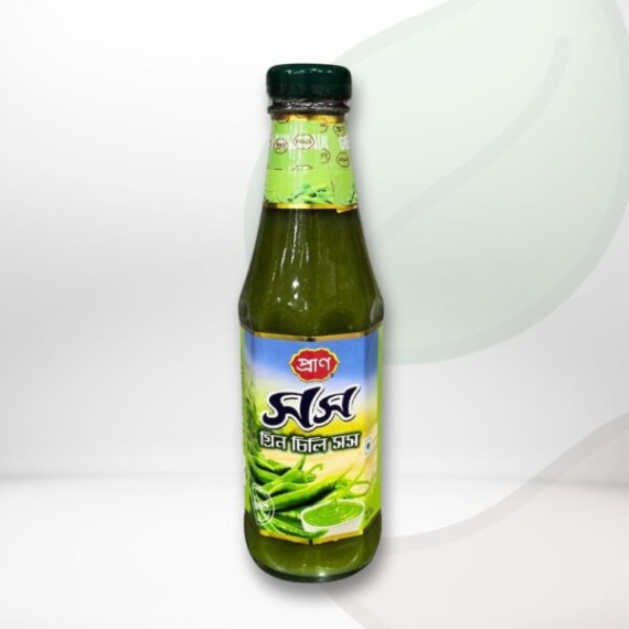 PRAN Sauce Green Chilli 340 g Glass Bottle
