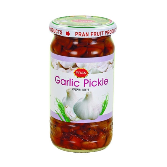 PRAN Pickle Garlic 300g Glass Jar