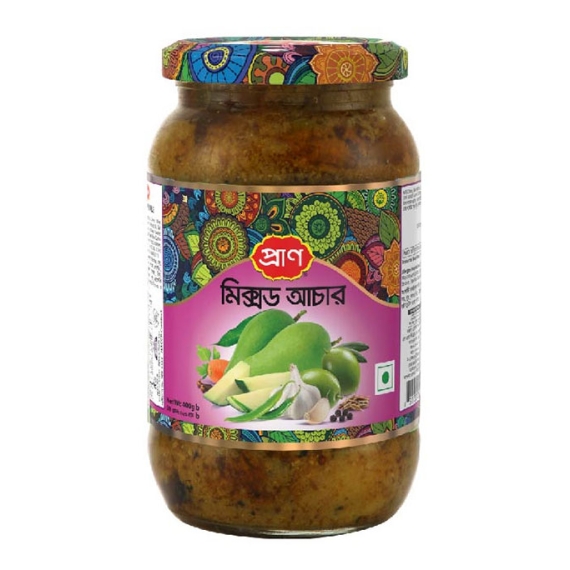 PRAN Pickle Mixed 300 g Glass Jar
