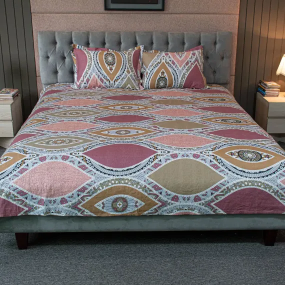 Printed Bedsheet – Brown