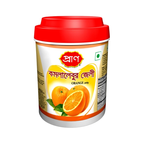 PRAN Orange jelly 650 gm plastic jar