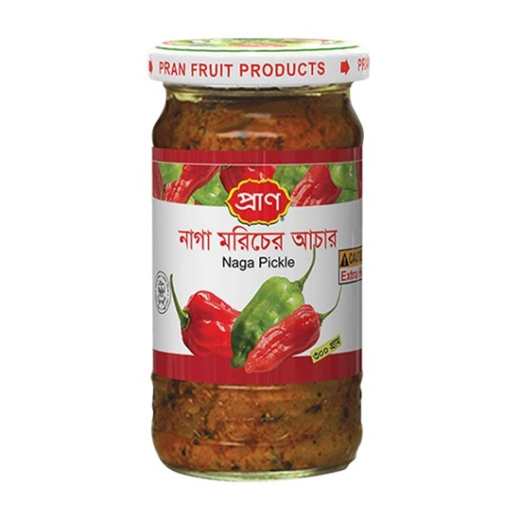 PRAN Pickle Naga 300 g Glass Jar