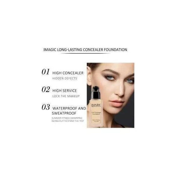 IMAGIC Full Coverage Foundation-Buff Beige, 3 image